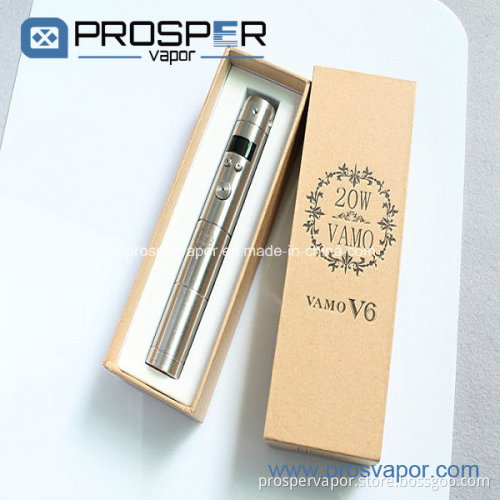 Newest VV Vw Mod Vamo Ecig Vamo V6 Dry Herb Vaporizer Mod Vamo V6 Kit